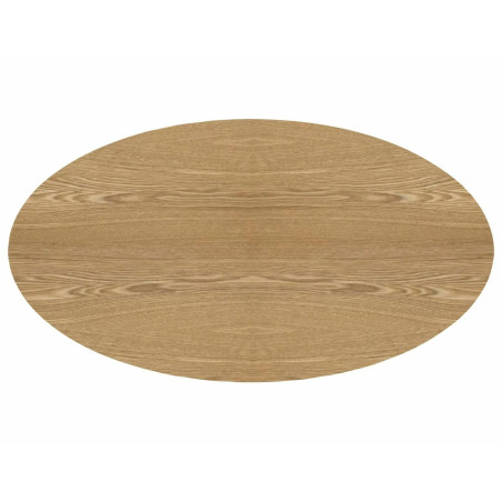 Stół rozkładany owalny Signal Marocco - dąb, 160-200x90cm