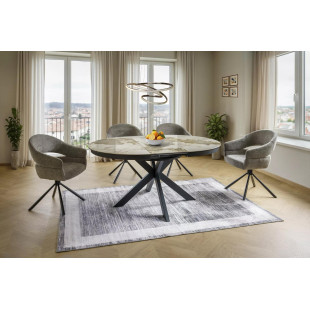 Stół rozkładany Porto Ceramic 120cm Signal - Elegancki design!