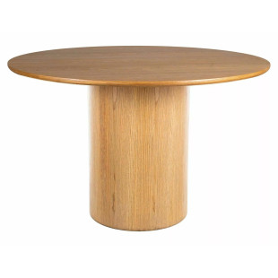 Stół dębowy okrągły Rondo 120cm Signal - Elegancki i funkcjonalny