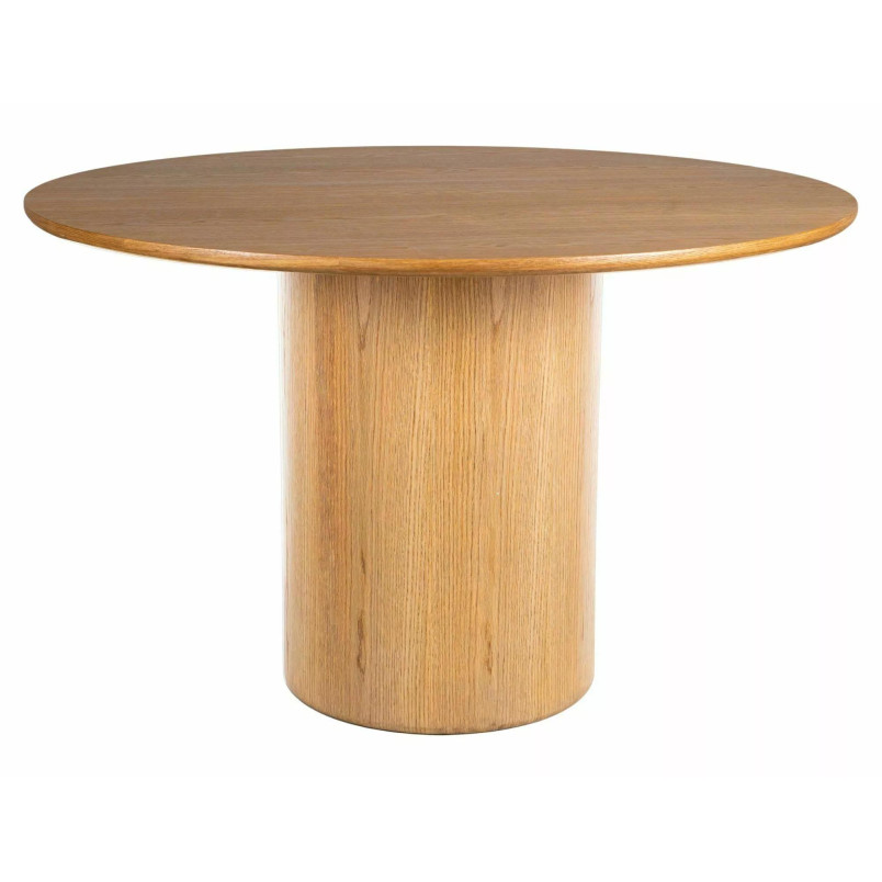 Stół dębowy okrągły Rondo 120cm Signal - Elegancki i funkcjonalny