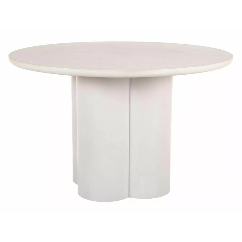 Stół Rosalia 120cm ecru Signal - Elegancki design z mikrocementu