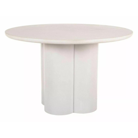 Stół Rosalia 120cm ecru Signal - Elegancki design z mikrocementu