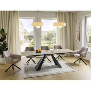 Stół rozkładany Salvadore Ceramic 160-240x90 Signal | Luksusowy design