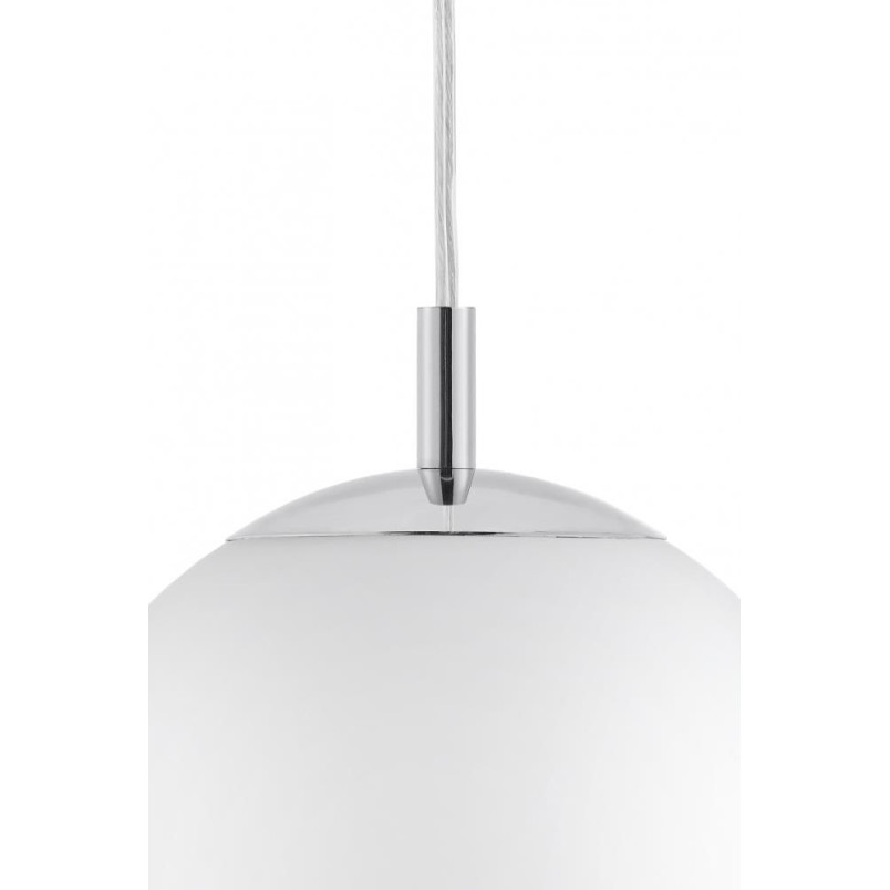 Lampa wisząca 3 kule białe Kaspa Alur III - Nowoczesny design