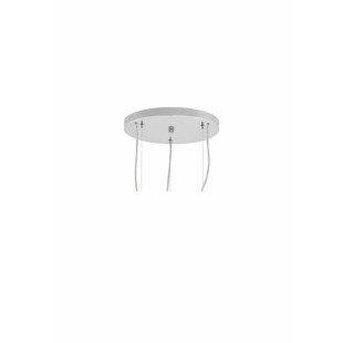 Lampa wisząca 3 kule białe Kaspa Alur III - Nowoczesny design