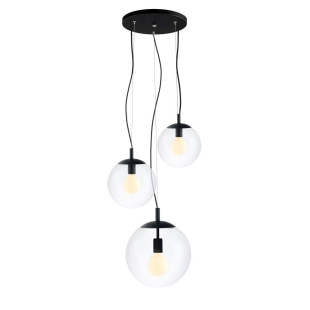 Lampa wisząca Kaspa Alur III - 3 kule szklane, nowoczesny design