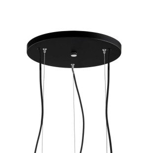 Lampa wisząca 3 kule biały/czarny Kaspa Alur III | Sklep z lampami