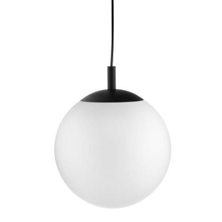 Lampa wisząca kula Kaspa | Alur 30cm - Biały/Czarny