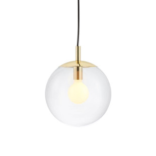 Lampa wisząca kula szklana Kaspa Alur 25cm - Elegancja i styl