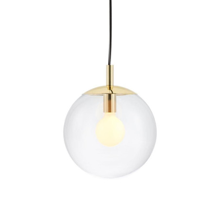 Lampa wisząca kula szklana Kaspa Alur 25cm - Elegancja i styl