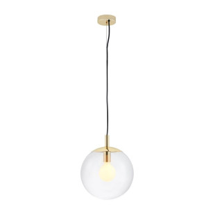 Lampa wisząca kula szklana Kaspa Alur 25cm - Elegancja i styl