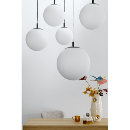 Lampa wisząca kula Kaspa Alur 25cm - nowoczesny design