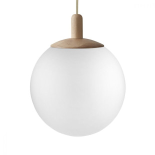 Lampa wisząca kula Alur Wood - Kaspa | Elegancki design
