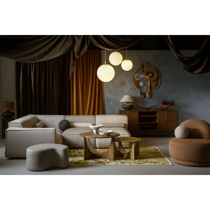 Lampa wisząca kula Alur Wood - Kaspa | Elegancki design