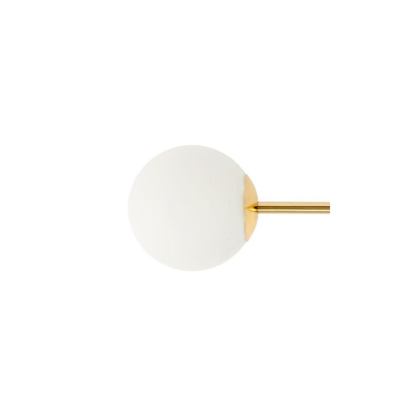 Lampa sufitowa Astra Kaspa | Glamour, 4 kule, Biało-Złota