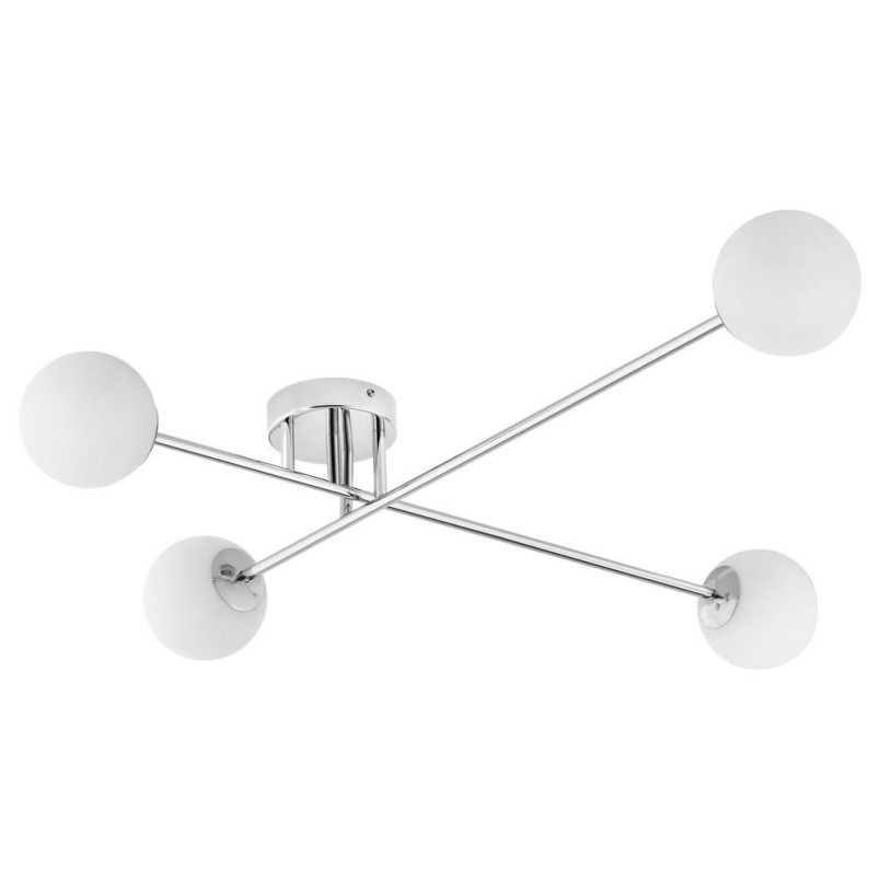 Lampa Astra Kaspa - Glamour, 4 szkła, Biały/Chrom | Kup online