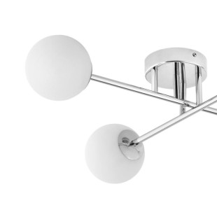 Lampa Astra Kaspa - Glamour, 4 szkła, Biały/Chrom | Kup online