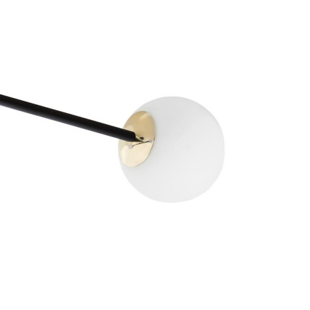 Lampa Astra Kaspa: Eleganckie 4 kule | Biały, Czarny, Złoty