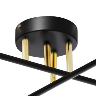 Lampa Astra Kaspa: Eleganckie 4 kule | Biały, Czarny, Złoty