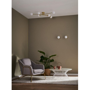 Lampa Astra Kaspa | 6 szklanych kul, biało-złota | Sklep z lampami