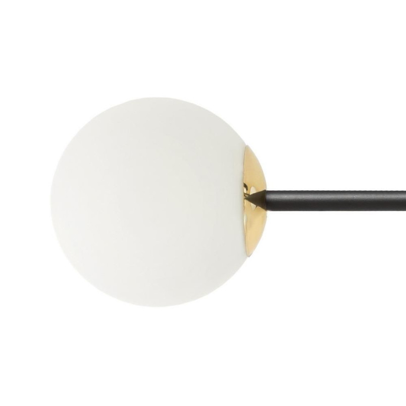 Lampa Astra Kaspa - 6 kulek, glamour, biały/czarny/złoty | Sklep z lampami