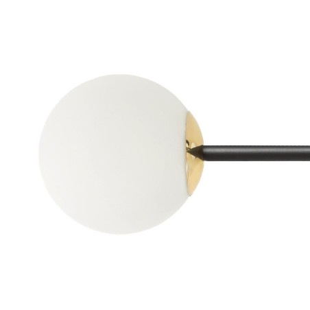 Lampa Astra Kaspa - 6 kulek, glamour, biały/czarny/złoty | Sklep z lampami