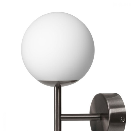 Kinkiet Astra Deco Kaspa: Szklana kula, nowoczesny design | Sklep z lampami