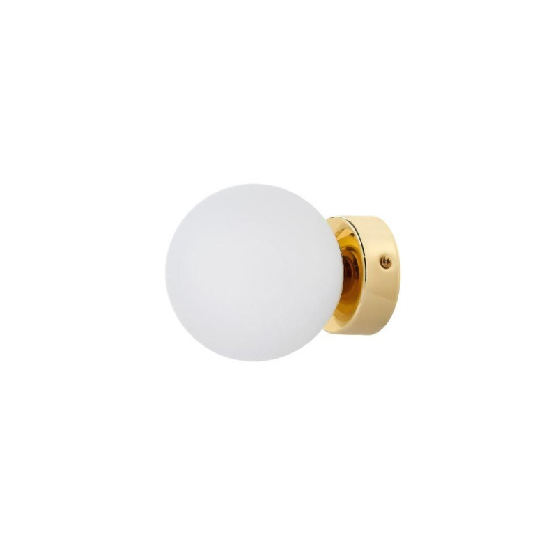 Kinkiet Astra 12cm biały/złoty Kaspa - Elegancki design