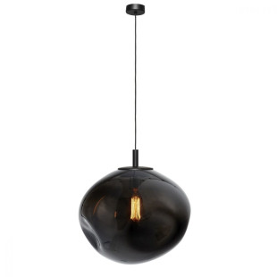 Lampa wisząca Avia Black Kaspa | Szkło, Design, 40cm
