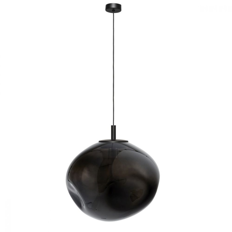 Lampa wisząca Avia Black Kaspa | Szkło, Design, 40cm