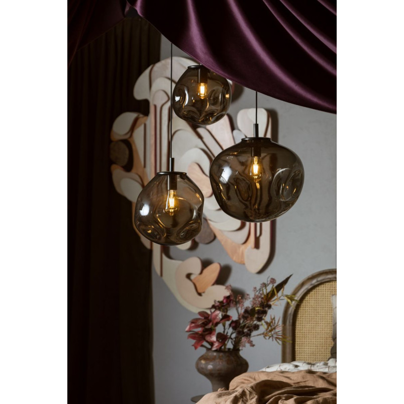 Lampa wisząca Avia Black Kaspa | Szkło, Design | Kup online