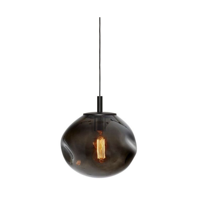 Lampa wisząca Avia Black Kaspa | Design, Szkło, 25cm