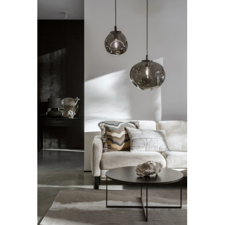 Lampa wisząca Avia Black Kaspa | Design, Szkło, 25cm