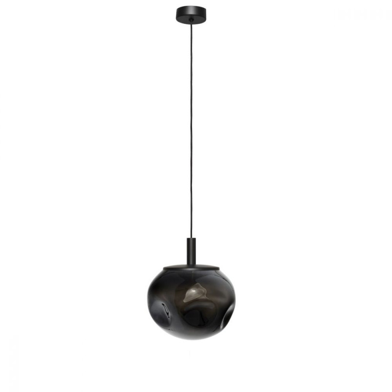 Lampa wisząca Avia Black Kaspa | Design, Szkło, 25cm