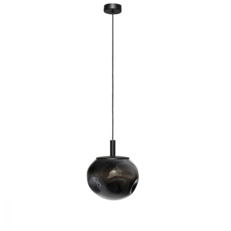 Lampa wisząca Avia Black Kaspa | Design, Szkło, 25cm