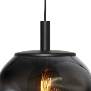 Lampa wisząca Avia Black Kaspa | Design, Szkło, 25cm