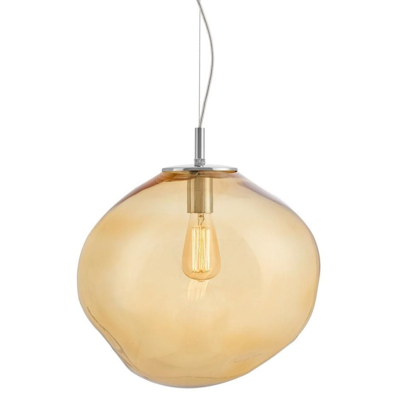 Lampa wisząca Avia Kaspa | Pomarańczowa, szklana | Kup online