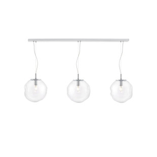Lampa wisząca szklana Avia Kaspa | 3 punkty, 110cm | Nowoczesny design