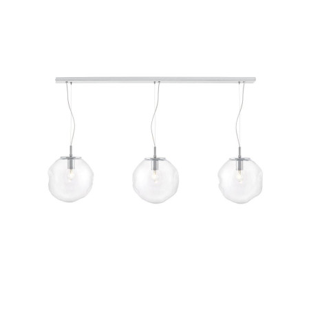 Lampa wisząca szklana Avia Kaspa | 3 punkty, 110cm | Nowoczesny design