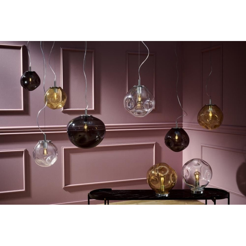 Lampa wisząca szklana Avia Kaspa | Designerski styl Art Deco