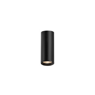 Lampa spot tuba Barlo Kaspa | Downlight czarny 6x14cm