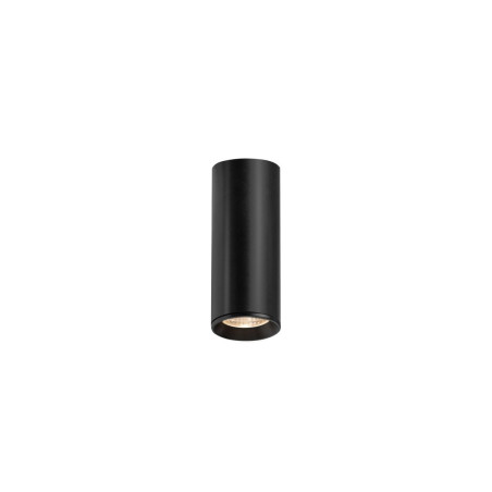 Lampa spot tuba Barlo Kaspa | Downlight czarny 6x14cm