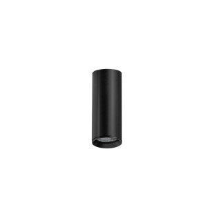 Lampa spot tuba Barlo Kaspa | Downlight czarny 6x14cm