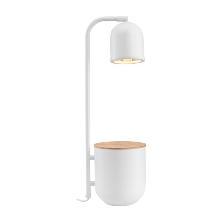Lampa Botanica biała Kaspa - Stylowa lampka na stolik | Skandynawski design