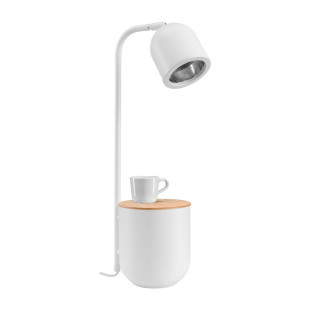Lampa Botanica biała Kaspa - Stylowa lampka na stolik | Skandynawski design