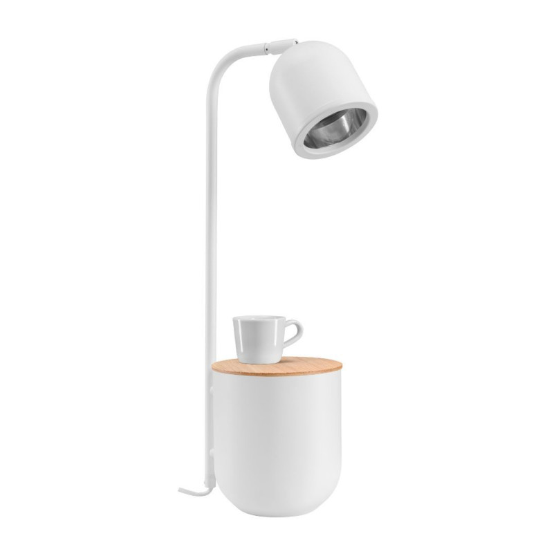 Lampa Botanica biała Kaspa - Stylowa lampka na stolik | Skandynawski design