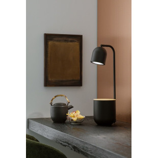 Lampa Botanica Kaspa - Stylowa lampka stołowa czarna | Sklep