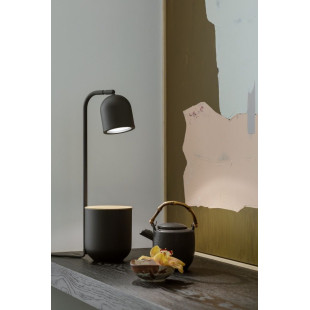 Lampa Botanica Kaspa - Stylowa lampka stołowa czarna | Sklep