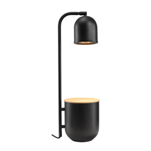 Lampa Botanica Kaspa - Stylowa lampka stołowa czarna | Sklep