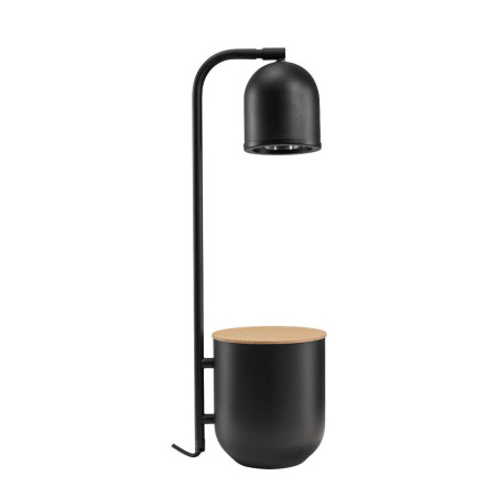 Lampa Botanica Kaspa - Stylowa lampka stołowa czarna | Sklep